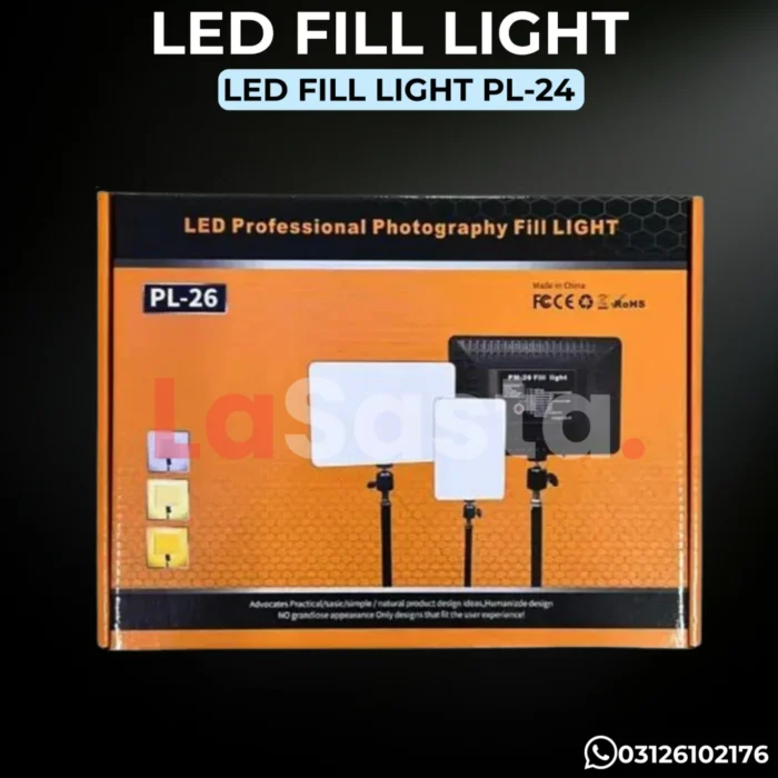 LED Square Fill Light PL-26 - Image 5