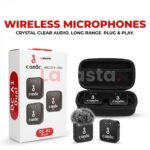 Candc DC-A1 Dual Wireless Microphone | 2TX + 1RX with Noise Cancellation - Image 3
