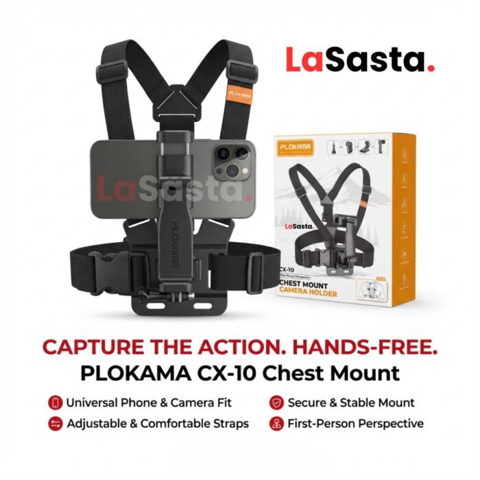 PLOKAMA CX10 Action Camera & Phone Chest Mount - Image 4