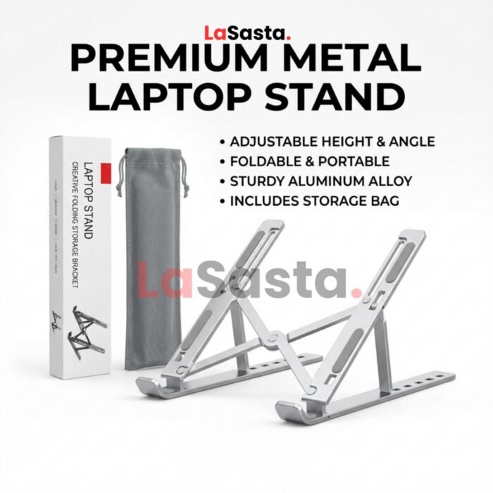 High Quality Metal Laptop Stand | Adjustable - Image 3