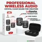 Candc DC-A1 Dual Wireless Microphone | 2TX + 1RX with Noise Cancellation
