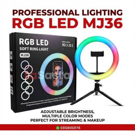 MJ36 RGB LED Ring Light – 14.1-Inch (36CM)